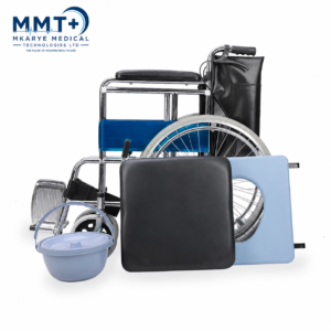 Foldable commode wheelchair